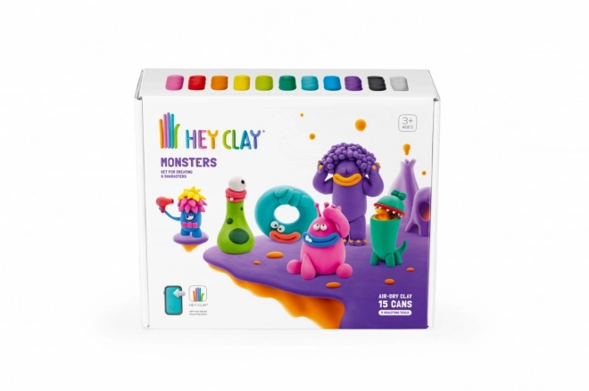 Hej Clay plastová sada Monsters