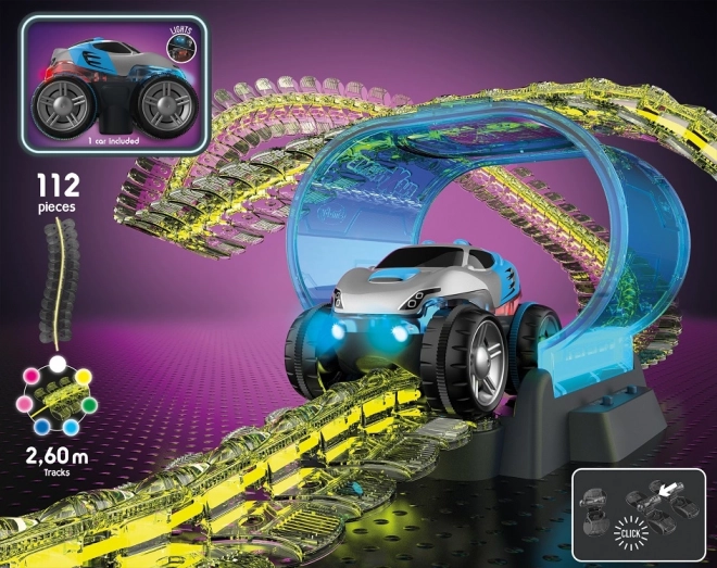 Sada autodráhy Flextreme Neon