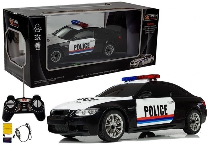 Policejní auto na dálkové ovládání 1:18 R/C