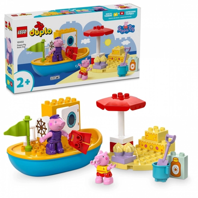 LEGO DUPLO 10432 Peppa Pig Peppa a výlet na loďce