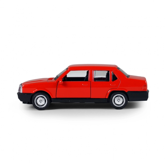 Retro kovové auto na setrvačník