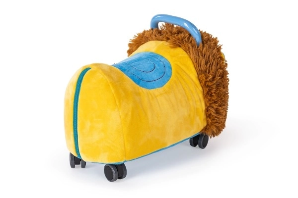 Odrážedlo FUNNY WHEELS Rider Ride-On lvíček 50cm plyšový nosn. 25kg v krabici 49x30x23cm 12m+ – Modrý