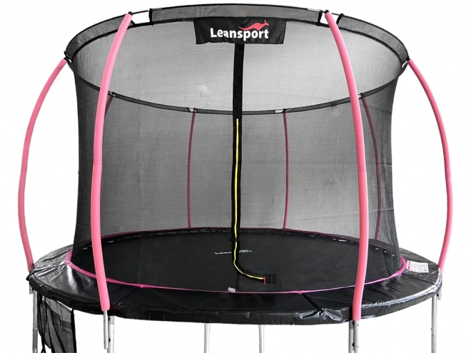 Trampolína LEAN Sport Max 10 stop černá a růžová