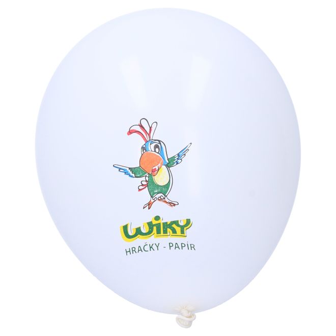 Bílý balónek Wiky - 100 kusů