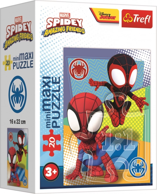 Minipuzzle Spidey a jeho úžasní přátelé