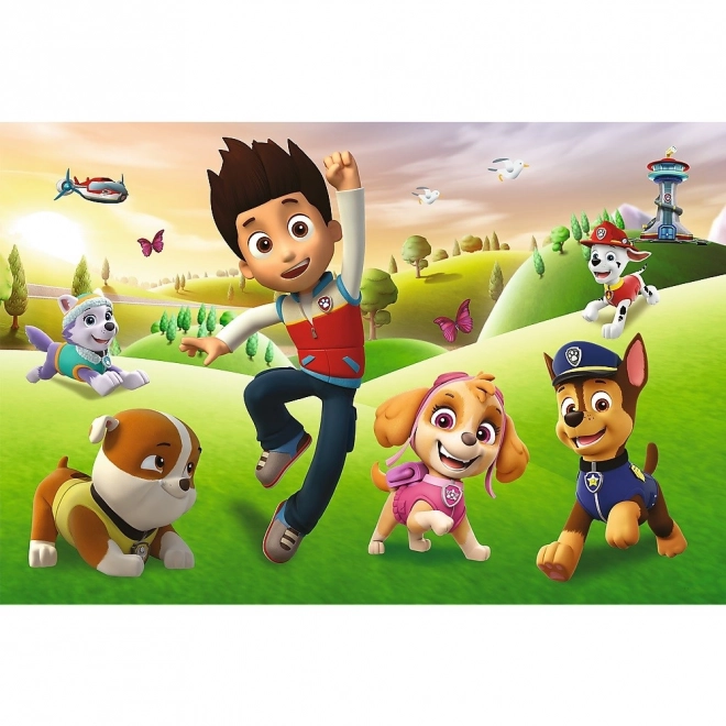 Puzzle 60 prvků XXL Super Shape Smiling Paw Patrol dogs