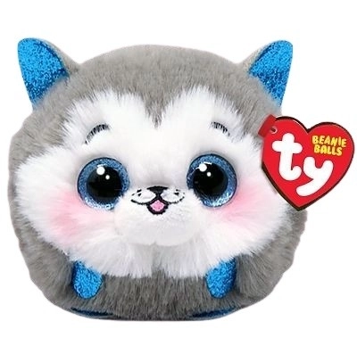 TY Beanie míčky Husky šedý maskot