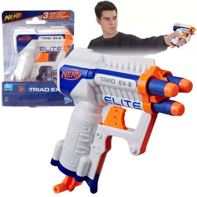 Pistole Nerf N-Strike Elite Triad EX-3