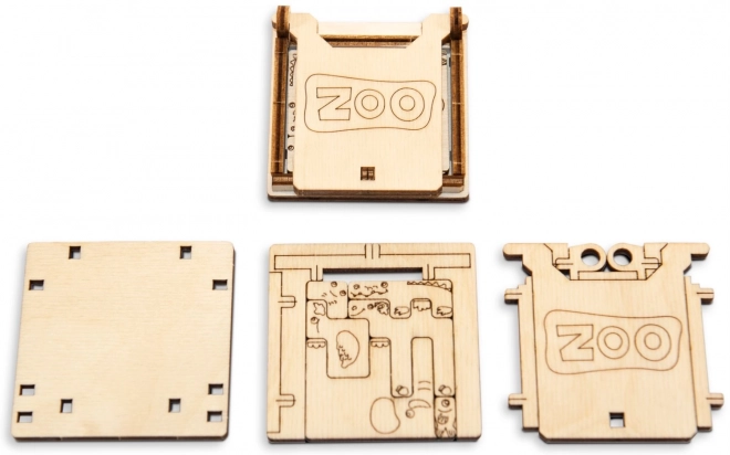 Wooden City 3D puzzle hlavolam mini Zoo