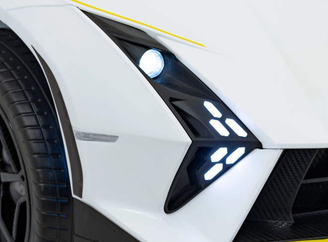 Dětský vůz Lamborghini Invencible bílý