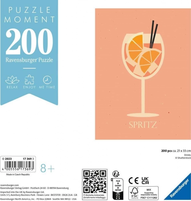 RAVENSBURGER Puzzle Moment: Drink 200 dílků