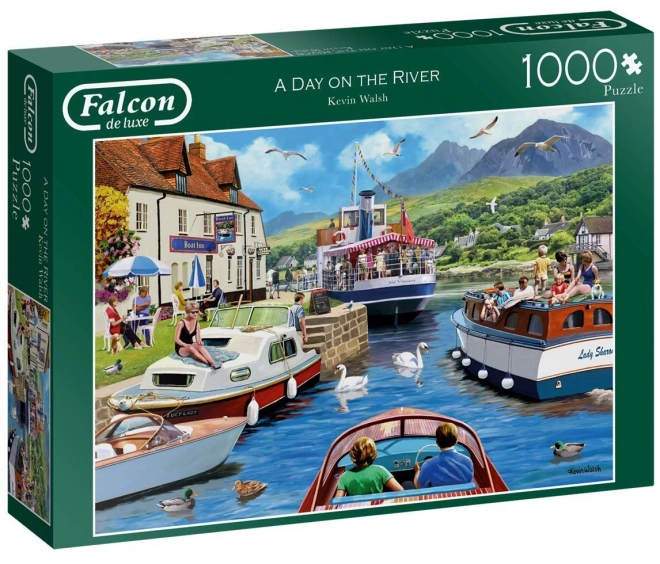 FALCON Puzzle Den u řeky 1000 dílků