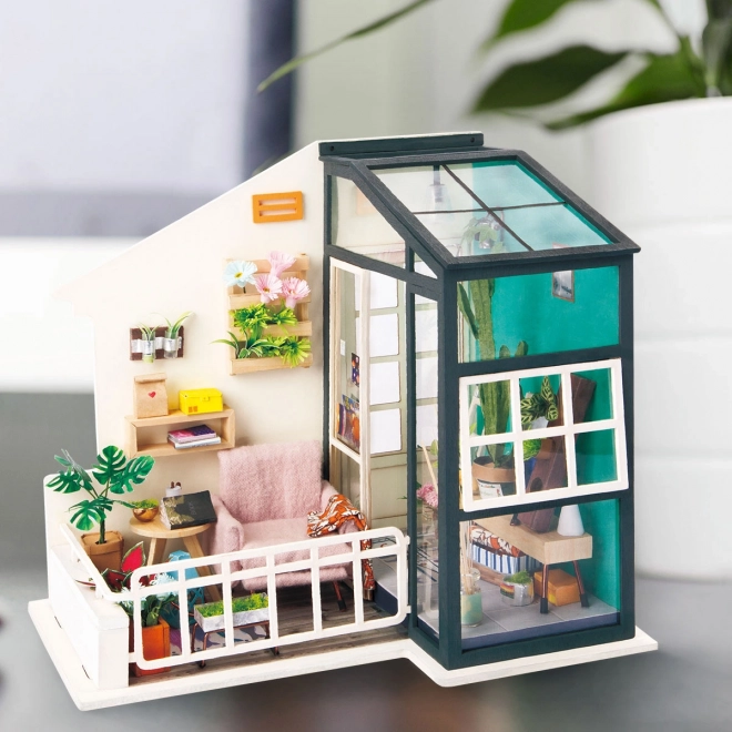 Balkón snů - DIY miniaturní domek