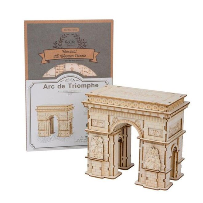 Arc de Triomphe - Vítězný oblouk - 3D dřevěná stavebnice - dekorace