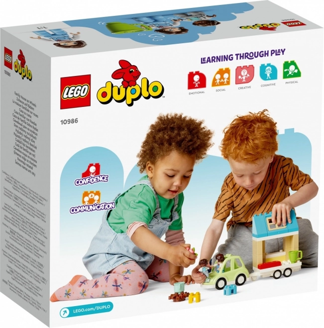 DUPLO kostky 10986 Rodinný dům na kolečkách