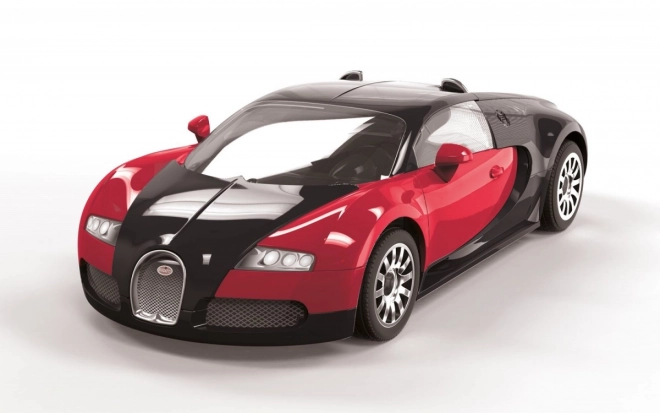Rychle sestavitelný plastikový model Bugatti Veyron černý/červený