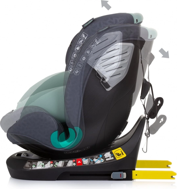 CHIPOLINO Autosedačka Supreme i-Size 40-150cm Isofix 360, Pastel Green