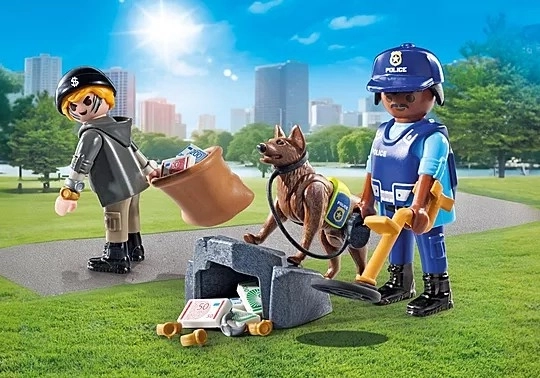 Playmobil Hledání s policejním psem
