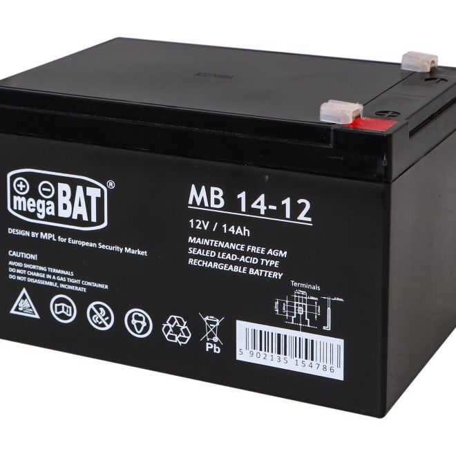 Gelová baterie 12V/14Ah pro dětská elektrická vozidla - Náhradní díl