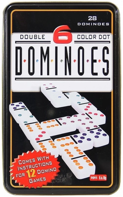 Logické domino Kovové balení 28 dílků