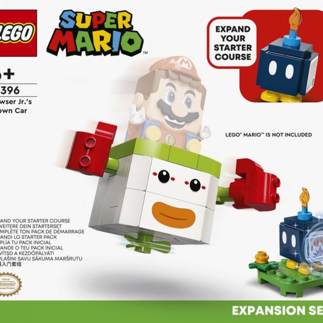 LEGO® Super Mario™ 71396 Bowser Jr. a Clown Car – rozšiřující set