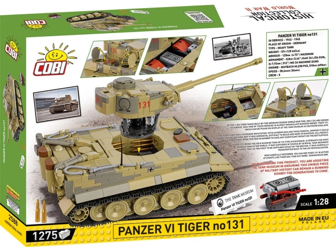 Cobi 2588 Německý tank Panzer VI TIGER 131