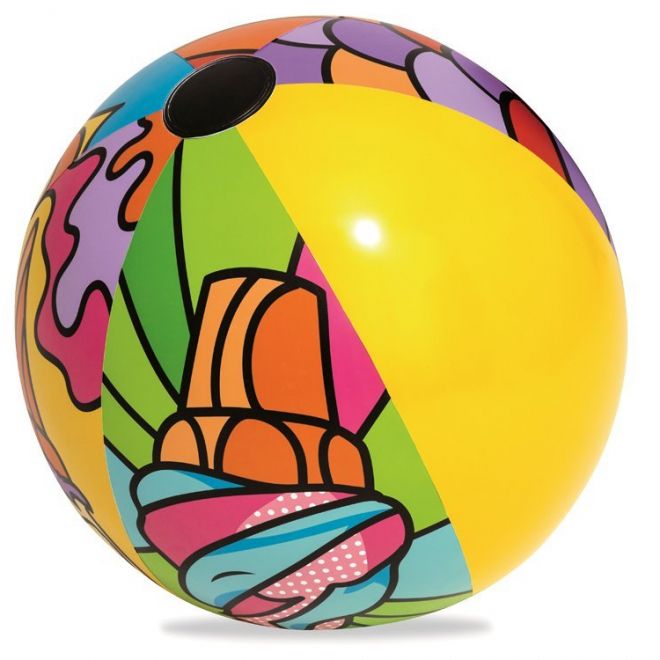 Bestway barevný nafukovací plážový míč 91cm 31044