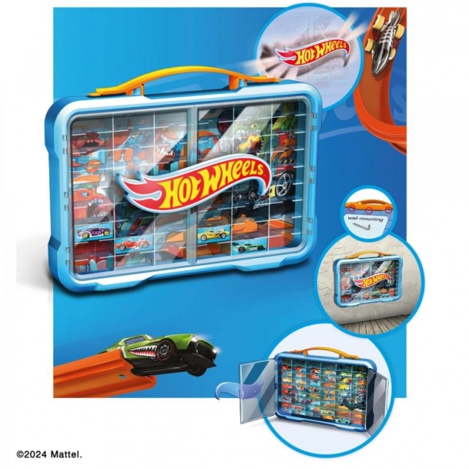 Hot Wheels sběratelská vitrína s osvětlením