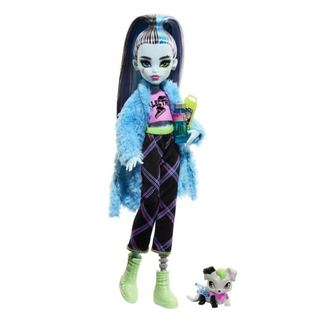 Panenka Monster High Pyžamová Párty Frankie Stein