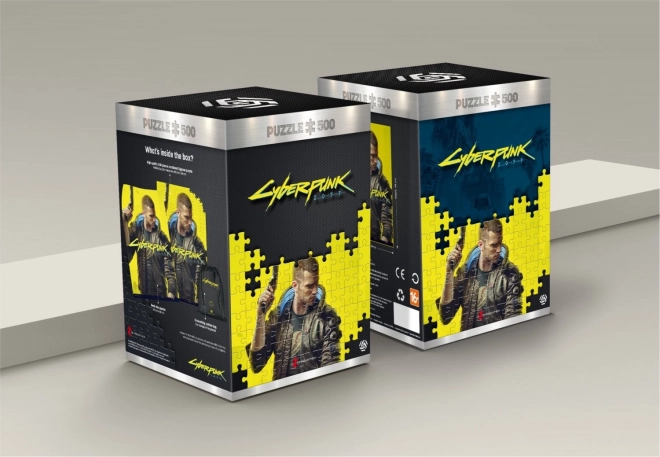 GOOD LOOT Puzzle Cyberpunk 2077 - Keyart male V (muž) 500 dílků