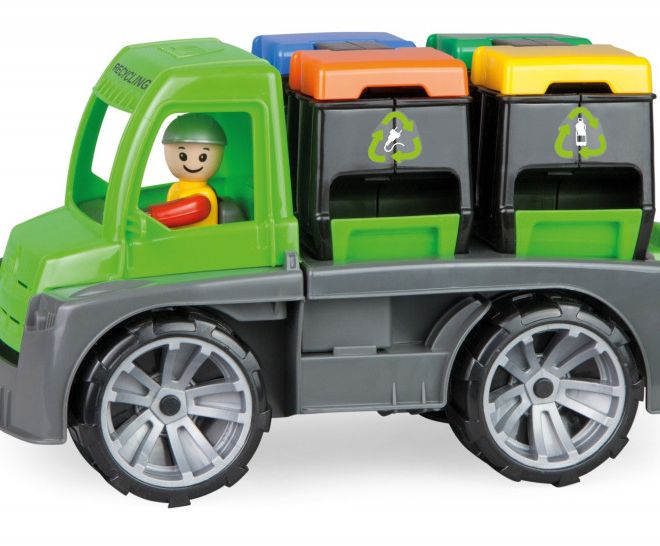 Auto Truxx auto s kontejnery s figurkou plast 28cm v krabici 39x16x22cm 24m+