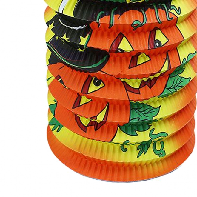 Lampion Halloween veselé dýně 15 cm