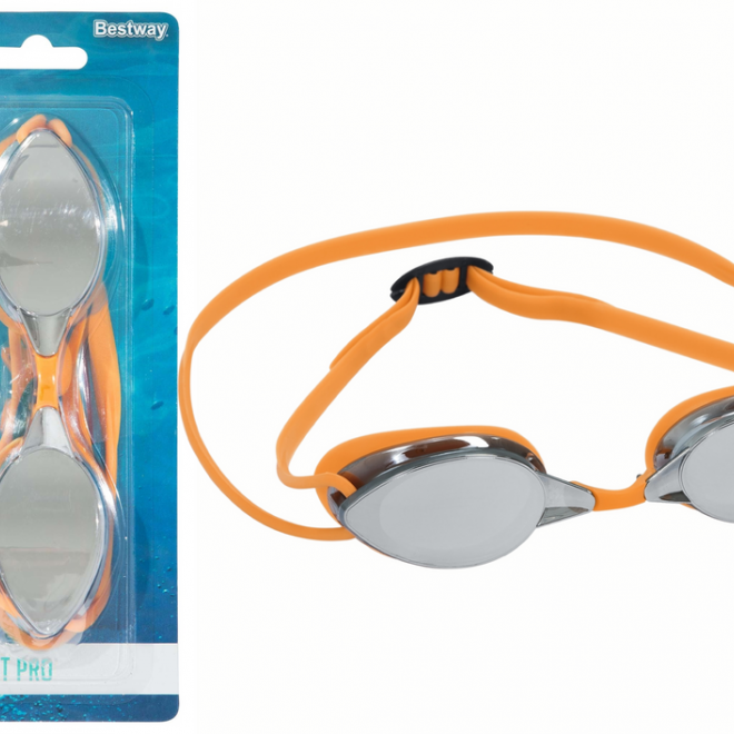 Zrcadlové plavecké brýle Orange 21066
