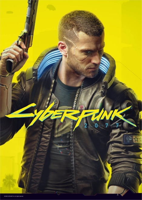 GOOD LOOT Puzzle Cyberpunk 2077 - Keyart male V (muž) 500 dílků