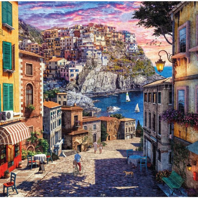 DINO Puzzle Italské pobřeží 1000 dílků
