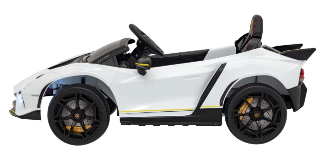 Dětský vůz Lamborghini Invencible bílý