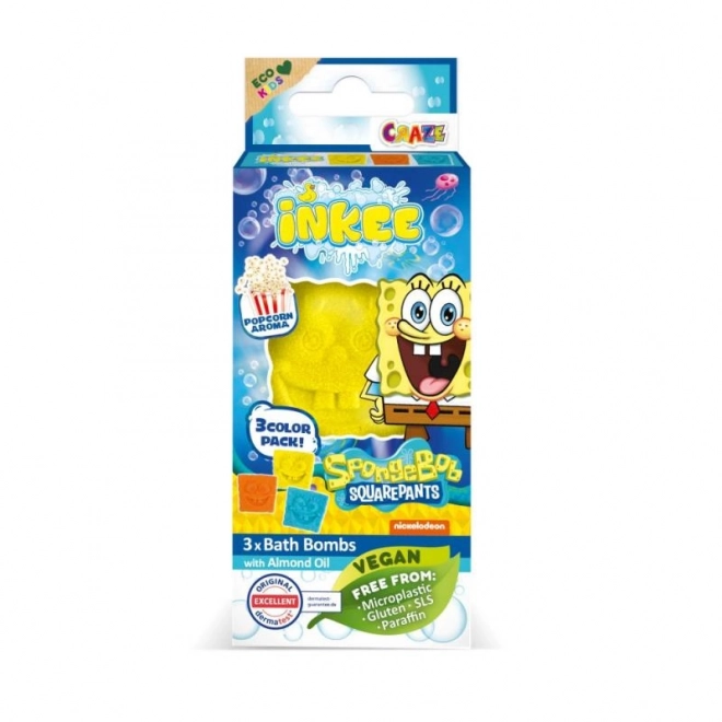 INKEE - Mini pack šumivá bomba - Sponge Bob