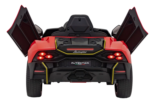 Dětský vůz Lamborghini Invencible červený