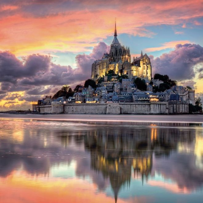Puzzle 1000 dílků Mont Saint-Michel