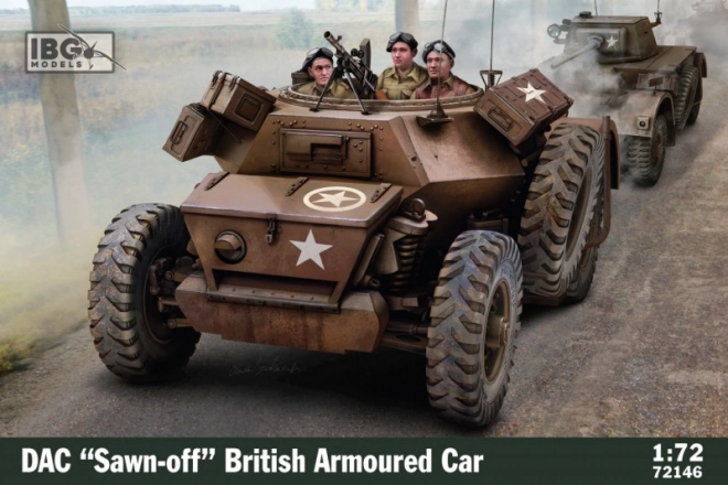 Plastikový model DAC Sawn off British Armoured Car 1/72