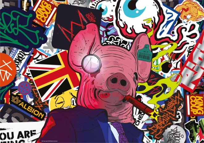 GOOD LOOT Puzzle Watch Dogs: Legion - Pig Mask 1000 dílků