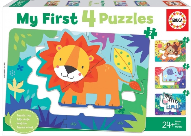 Moje první puzzle zvířátka z divočiny