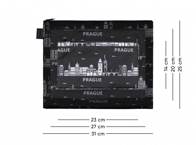 Set 3 taštiček Praha