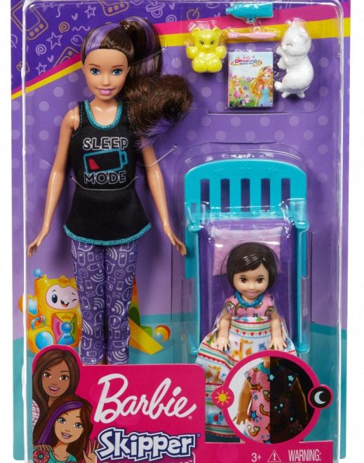Sada panenek Barbie - pečovatelka Čas spánku