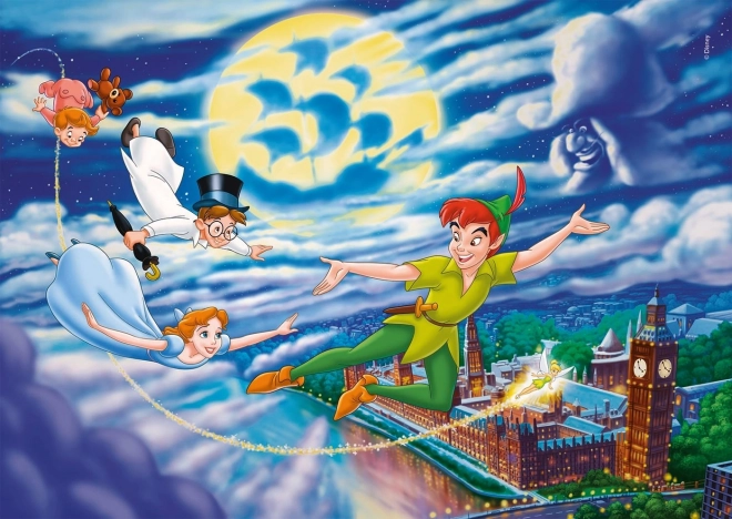 CLEMENTONI Puzzle Peter Pan a Kniha džunglí 2x60 dílků