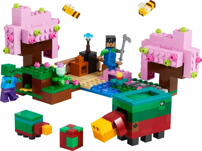 LEGO Minecraft 21260 Zahrada s rozkvetlými třešněmi