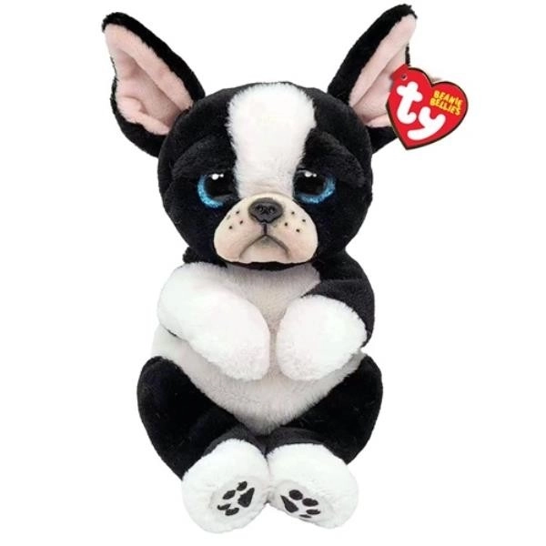 TY Beanie Bellies psí maskot černobílý 24 cm