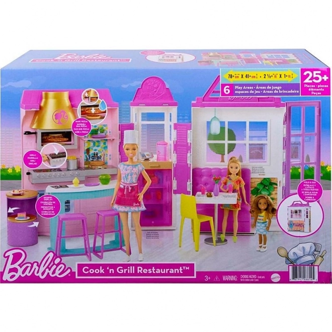 Barbie restaurace herní set