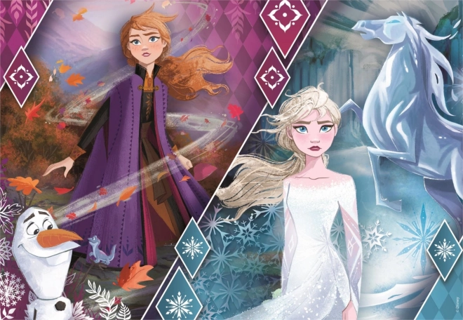 Puzzle se třpytkami Frozen 2