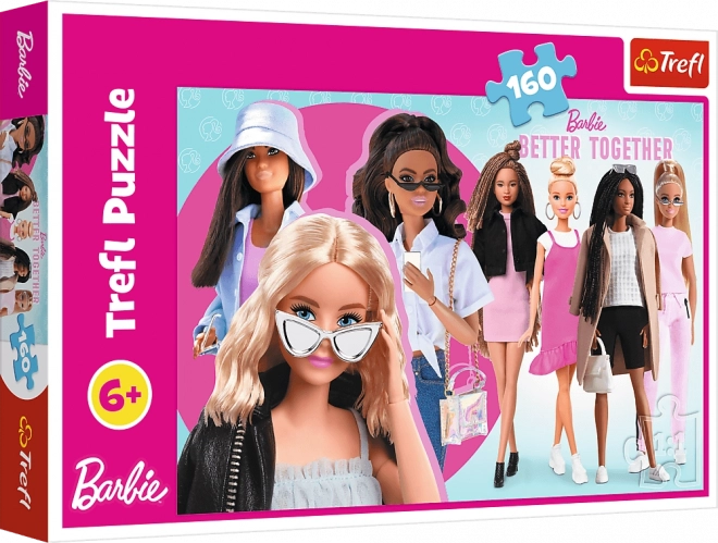 Puzzle 160 dílků Barbie a její svět